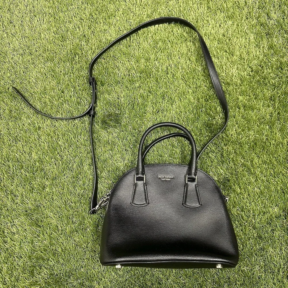 Kate Spade black‎ Crossbody handbag Black With Pink Interior